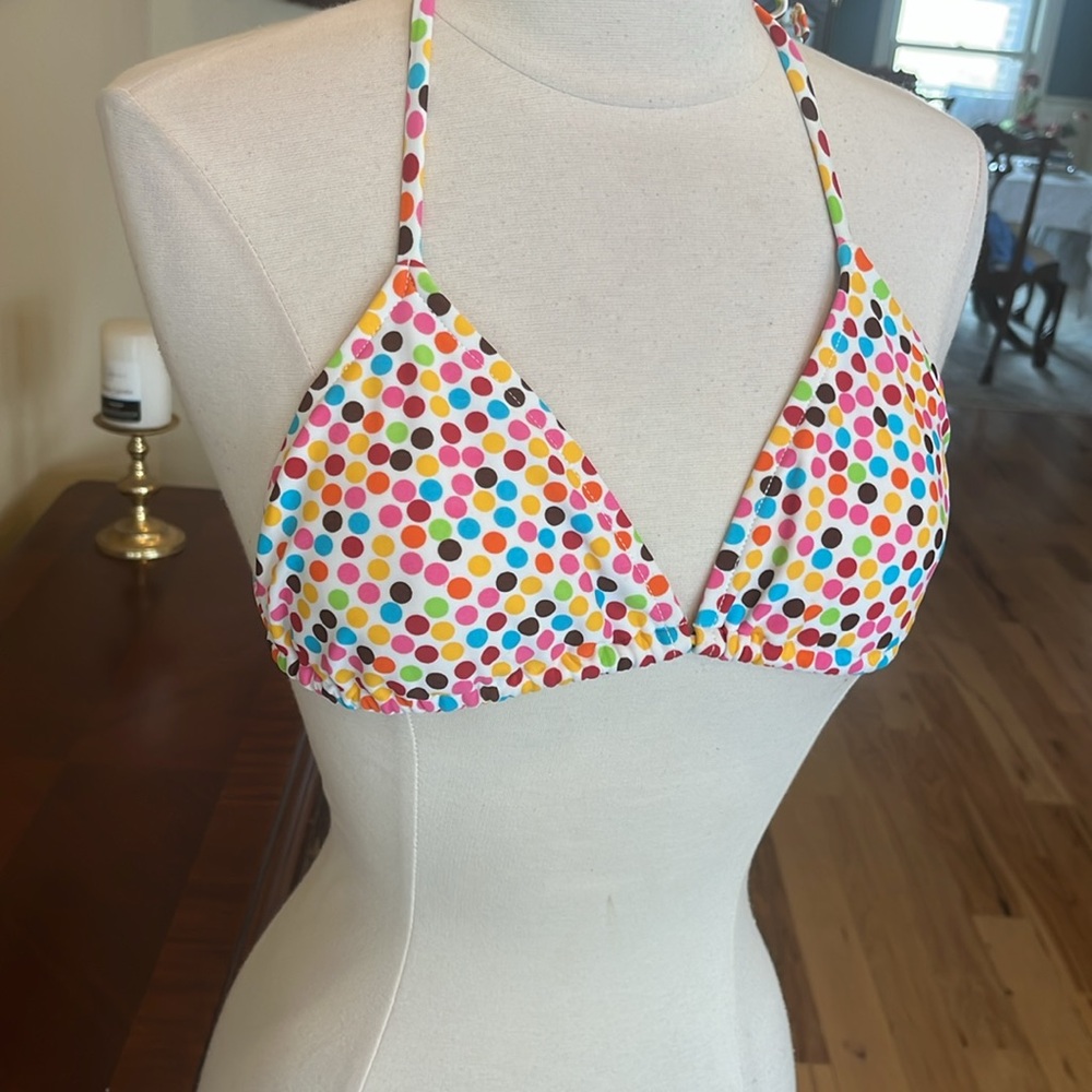 Polka Dot Bikini Top - Picture 4 of 10